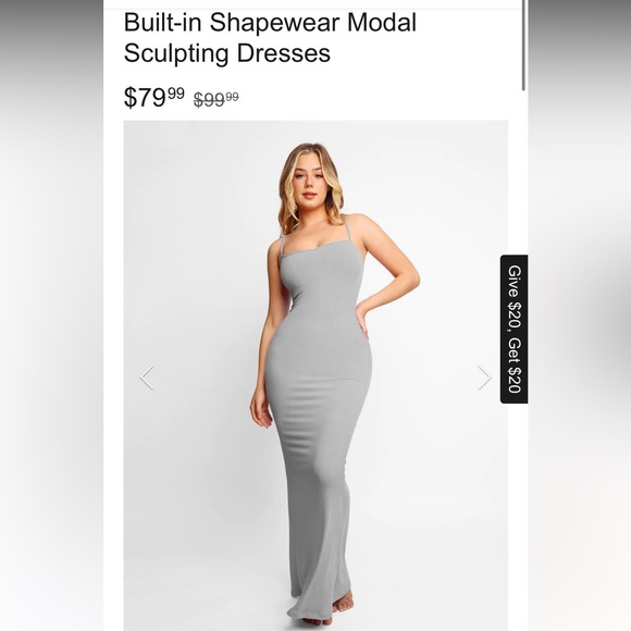 popilush Intimates & Sleepwear Shapewear Maxi Dress Poshmark